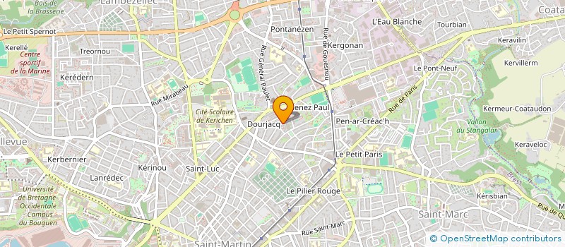 localisation de l'entreprise SYNDICAT DES COPROPRIETAIRES à BREST