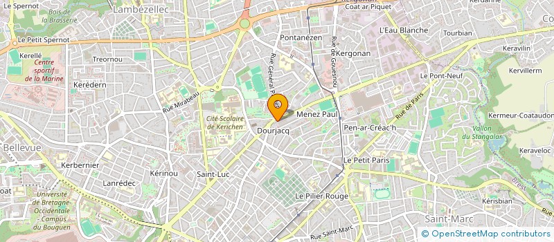 localisation de l'entreprise SYNDICAT DES COPROPRIETAIRES à BREST