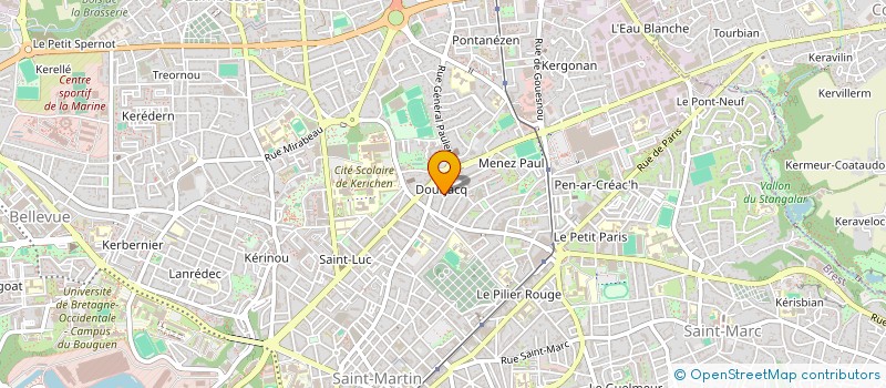 localisation de l'entreprise SYNDICAT DES COPROPRIETAIRES à BREST