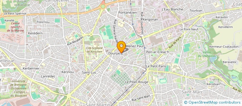 localisation de l'entreprise SYNDICAT DES COPROPRIETAIRES à BREST