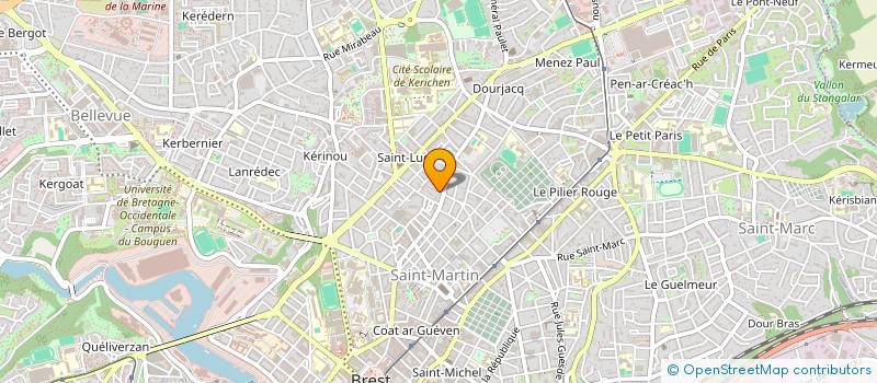 localisation de l'entreprise SYNDICAT DES COPROPRIETAIRES à BREST