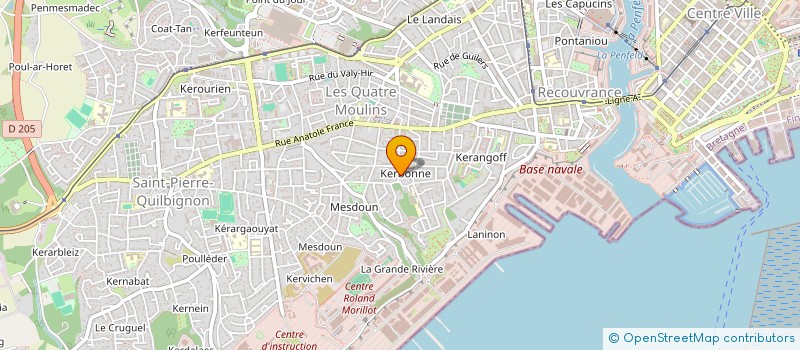 localisation de l'entreprise SYNDICAT DES COPROPRIETAIRES à BREST