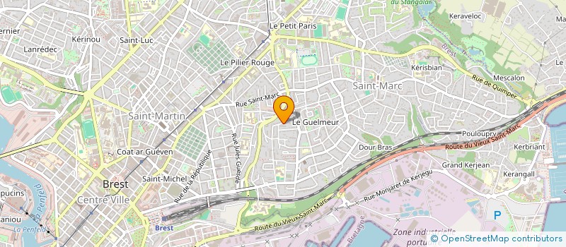 localisation de l'entreprise SYNDICAT DES COPROPRIETAIRES à BREST