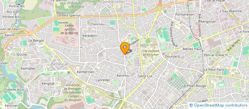 localisation de l'entreprise SYNDICAT DES COPROPRIETAIRES à BREST
