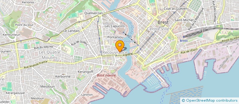 localisation de l'entreprise SYNDICAT DES COPROPRIETAIRES à BREST