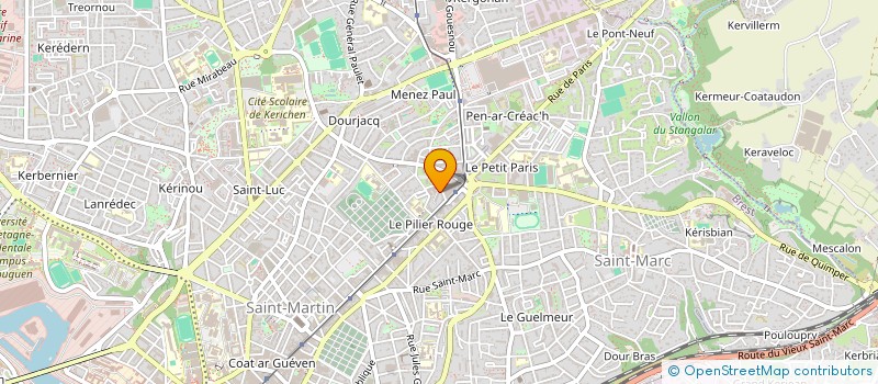 localisation de l'entreprise SYNDICAT DES COPROPRIETAIRES à BREST