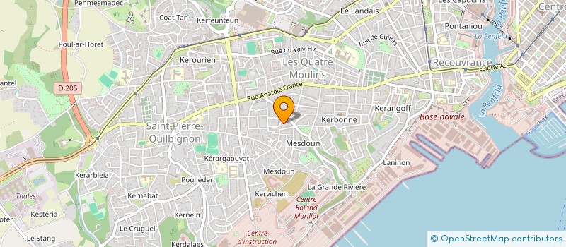 localisation de l'entreprise SYNDICAT DES COPROPRIETAIRES à BREST