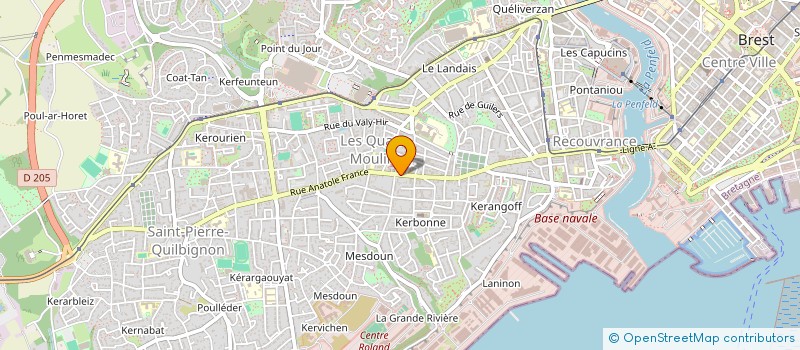 localisation de l'entreprise SYNDICAT DES COPROPRIETAIRES à BREST