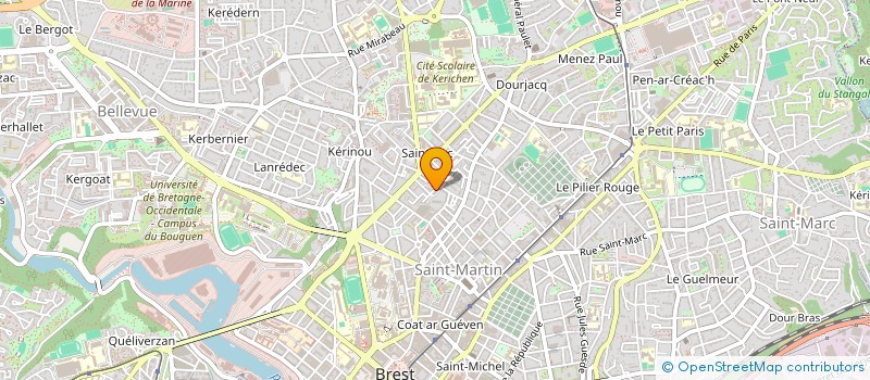localisation de l'entreprise SYNDICAT DES COPROPRIETAIRES à BREST
