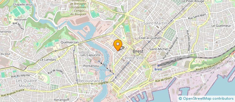 localisation de l'entreprise SYNDICAT DES COPROPRIETAIRES à BREST
