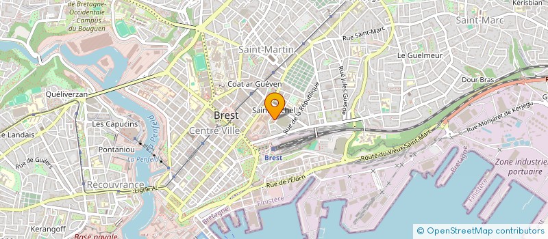 localisation de l'entreprise SYNDICAT DES COPROPRIETAIRES à BREST