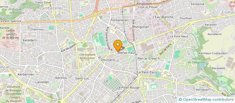localisation de l'entreprise SYNDICAT DES COPROPRIETAIRES à BREST