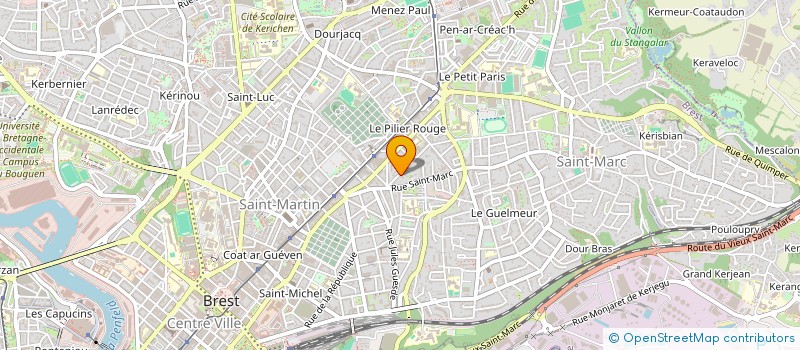localisation de l'entreprise SYNDICAT DES COPROPRIETAIRES à BREST