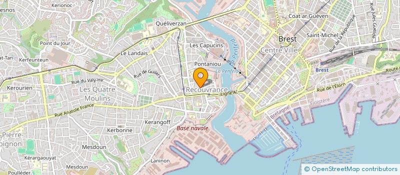 localisation de l'entreprise SYNDICAT DES COPROPRIETAIRES à BREST