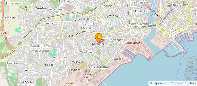 localisation de l'entreprise SYNDICAT DES COPROPRIETAIRES à BREST