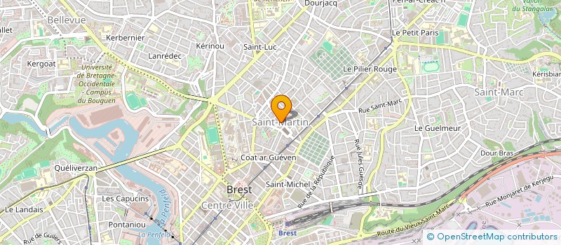 localisation de l'entreprise SYNDICAT DES COPROPRIETAIRES à BREST