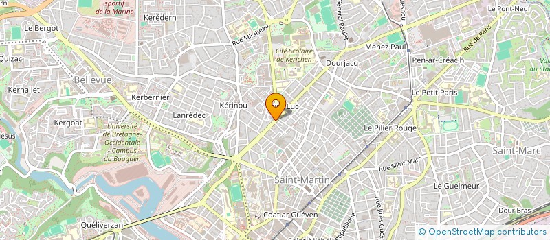localisation de l'entreprise SYNDICAT DES COPROPRIETAIRES à BREST