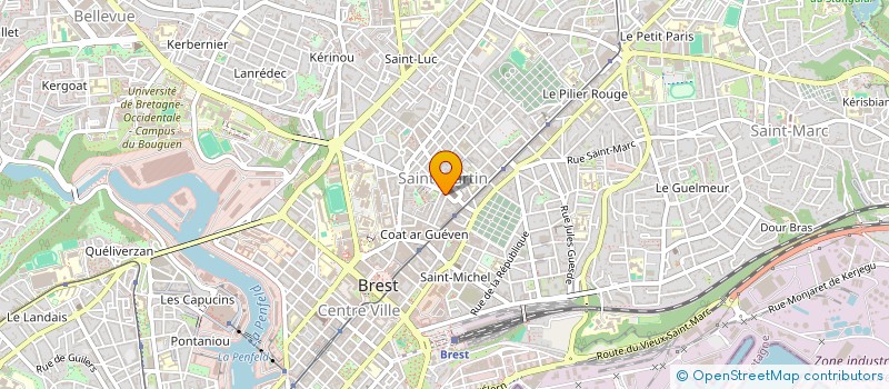 localisation de l'entreprise SYNDICAT DES COPROPRIETAIRES à BREST