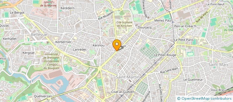 localisation de l'entreprise SYNDICAT DES COPROPRIETAIRES à BREST