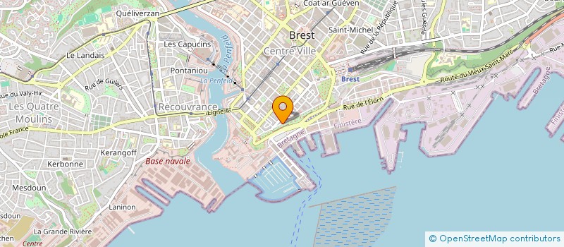 localisation de l'entreprise SYNDICAT DES COPROPRIETAIRES à BREST
