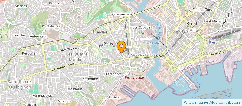 localisation de l'entreprise SYNDICAT DES COPROPRIETAIRES à BREST