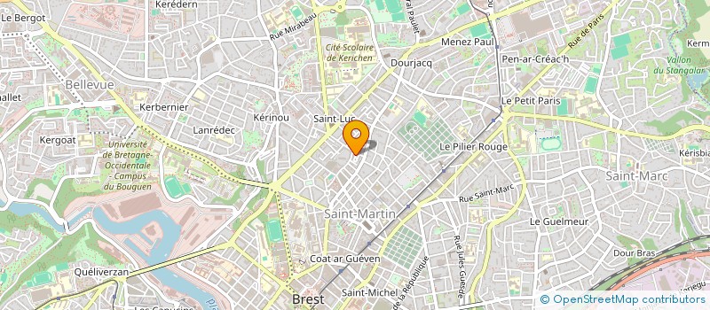 localisation de l'entreprise SYNDICAT DES COPROPRIETAIRES à BREST