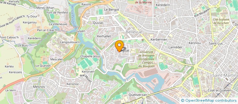localisation de l'entreprise SYNDICAT DES COPROPRIETAIRES à BREST