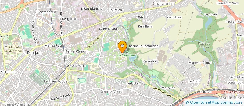 localisation de l'entreprise SYNDICAT DES COPROPRIETAIRES à BREST