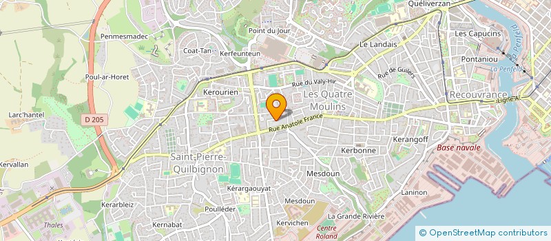 localisation de l'entreprise SYNDICAT DES COPROPRIETAIRES à BREST
