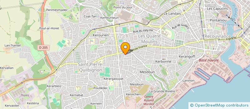 localisation de l'entreprise SYNDICAT DES COPROPRIETAIRES à BREST