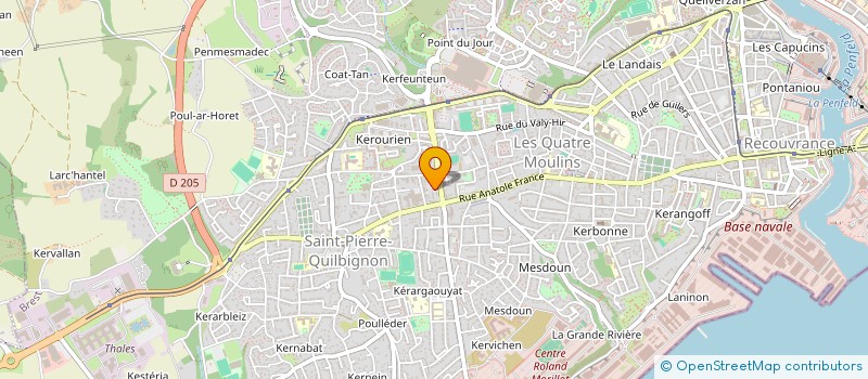 localisation de l'entreprise SYNDICAT DES COPROPRIETAIRES à BREST