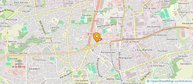 localisation de l'entreprise SYNDICAT DES COPROPRIETAIRES à BREST