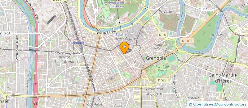 localisation de l'entreprise SYNDICAT DES COPROPRIETAIRES  GRENOBLE