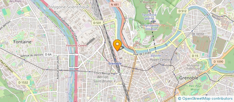 localisation de l'entreprise SYNDICAT DES COPROPRIETAIRES  GRENOBLE