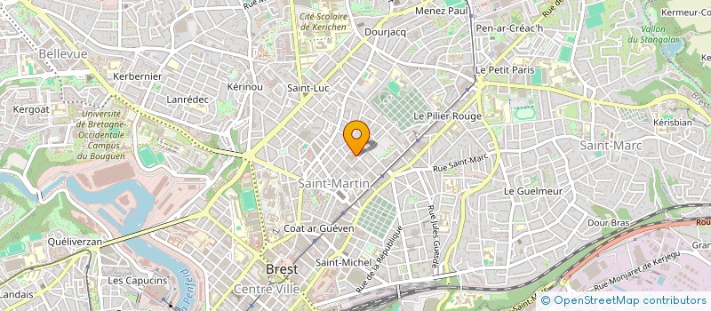 localisation de l'entreprise SYNDICAT DES COPROPRIETAIRES à BREST
