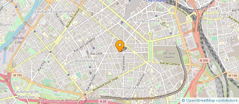 localisation de l'entreprise SYNDICAT DES COPROPRIETAIRES à LILLE