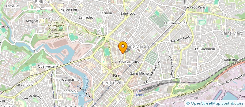 localisation de l'entreprise SYNDICAT DES COPROPRIETAIRES à BREST