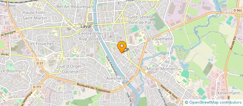 localisation de l'entreprise SYNDICAT DES COPROPRIETAIRES à LAVAL