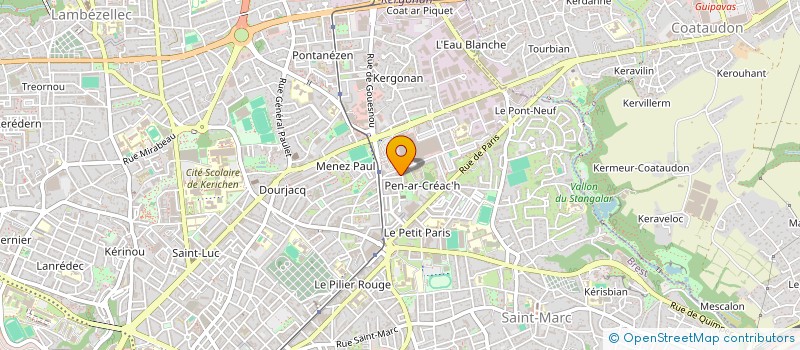 localisation de l'entreprise SYNDICAT DES COPROPRIETAIRES à BREST