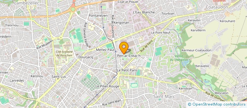 localisation de l'entreprise SYNDICAT DES COPROPRIETAIRES à BREST