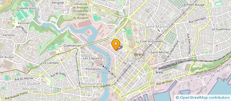 localisation de l'entreprise SYNDICAT DES COPROPRIETAIRES à BREST