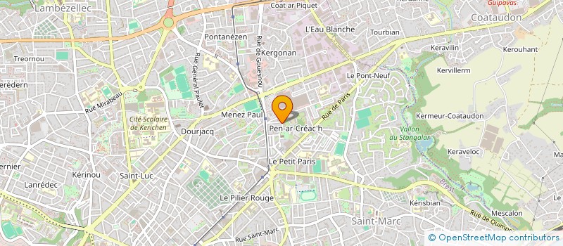 localisation de l'entreprise SYNDICAT DES COPROPRIETAIRES à BREST