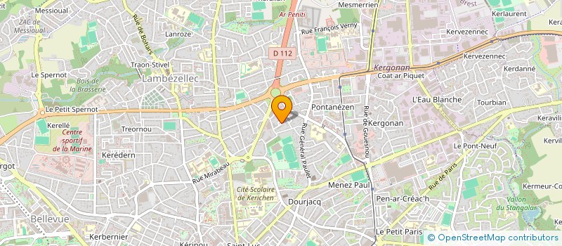 localisation de l'entreprise SYNDICAT DES COPROPRIETAIRES à BREST
