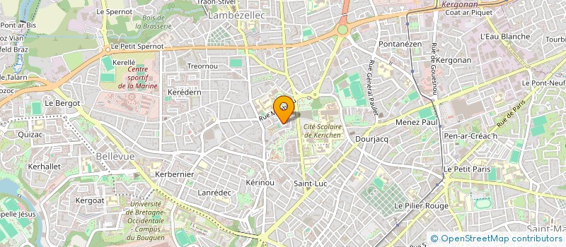 localisation de l'entreprise SYNDICAT DES COPROPRIETAIRES à BREST