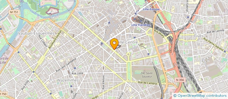 localisation de l'entreprise SYNDICAT DES COPROPRIETAIRES à LILLE
