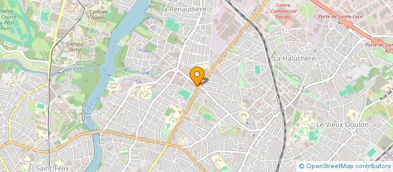 localisation de l'entreprise SYNDICAT DES COPROPRIETAIRES à NANTES