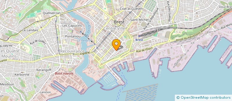 localisation de l'entreprise SYNDICAT DES COPROPRIETAIRES à BREST