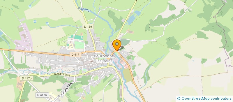 localisation de l'entreprise SYNDICAT DES COPROPRIETAIRES 37 BIS AVENUE DE LA GARE à BOURBONNE-LES-BAINS