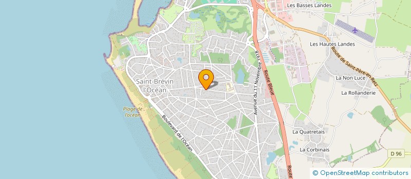 localisation de l'entreprise SYNDICAT DES COPROPRIETAIRES à SAINT-BREVIN-LES-PINS