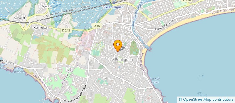 localisation de l'entreprise SYNDICAT DES COPROPRIETAIRES  LE POULIGUEN